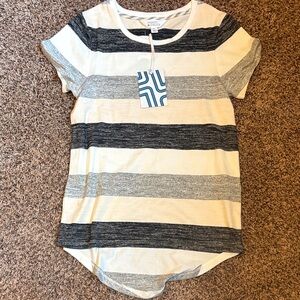 Striped Shirt in Black and White